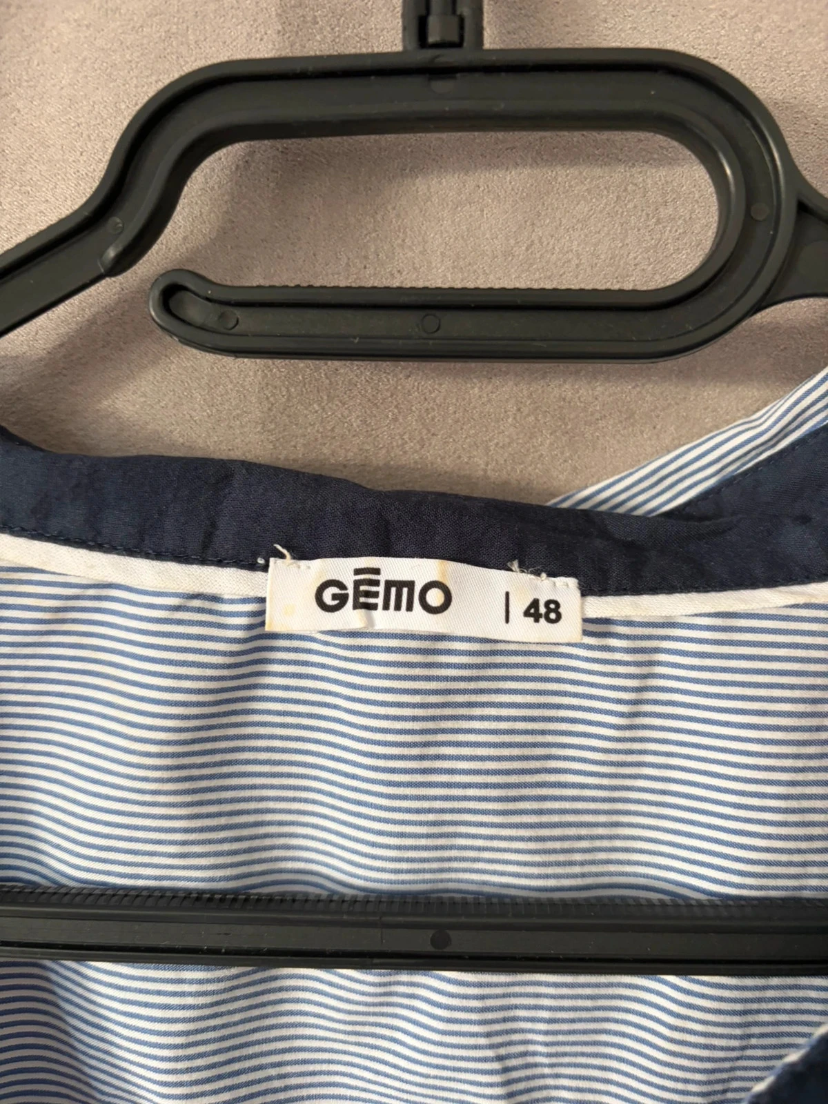 Camisa azul de Gémo talla 48 – photo 3